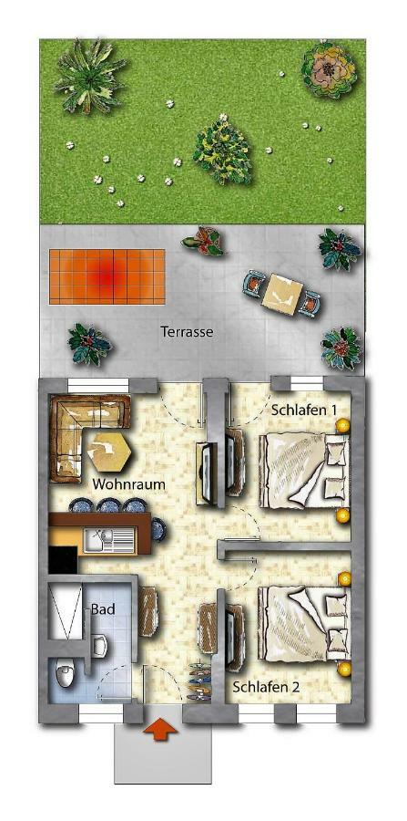 Ferienwohnung Am Muehlstein Lübben Dış mekan fotoğraf